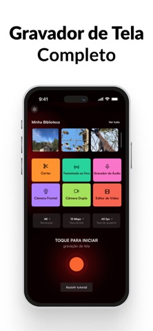 Gravador de Tela‎ iPhone screenshot 8