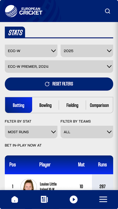 Screenshot #3 pour European Cricket Network