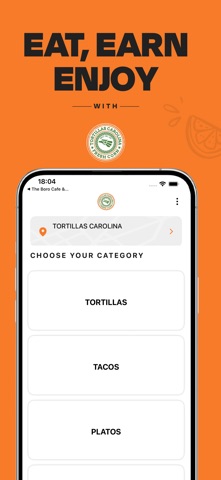 Tortillas Carolina iPhone screenshot