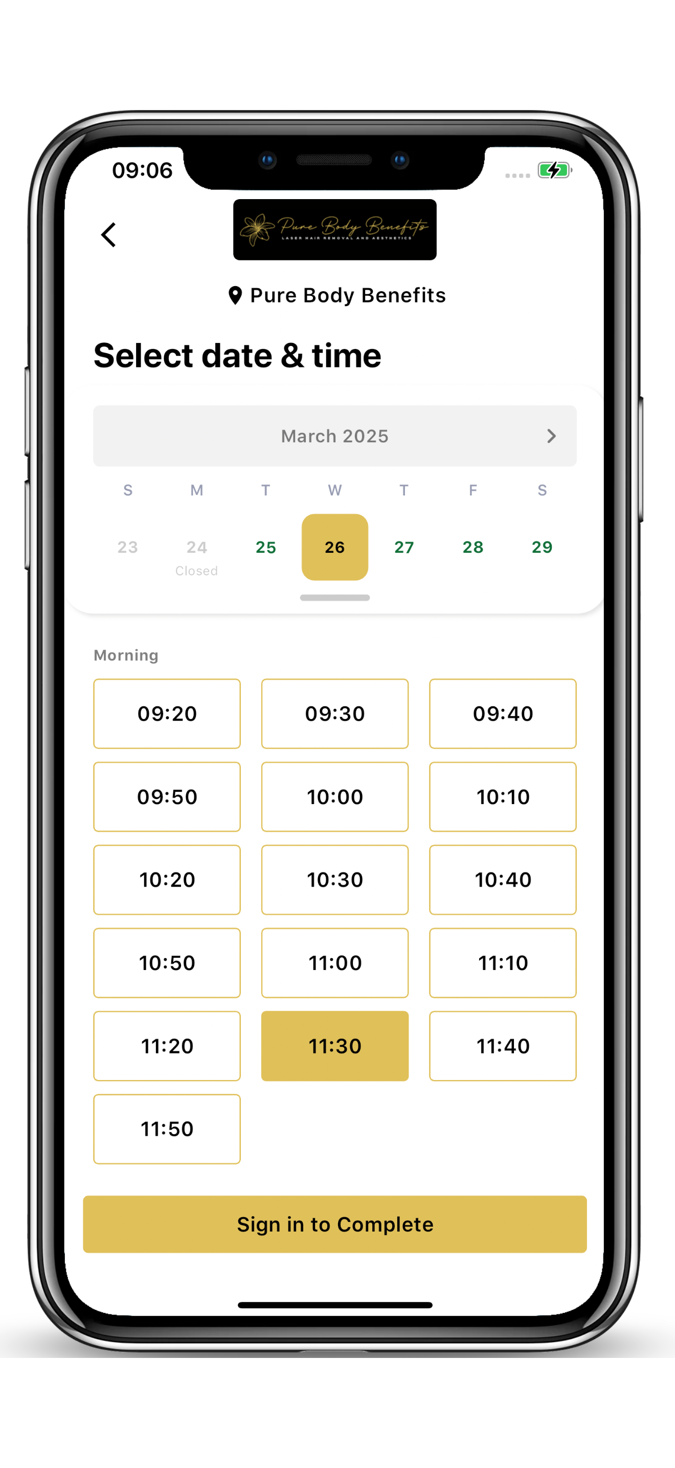 Pure Body Mobile screenshot 5