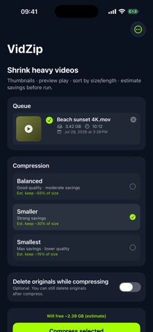 App screenshot