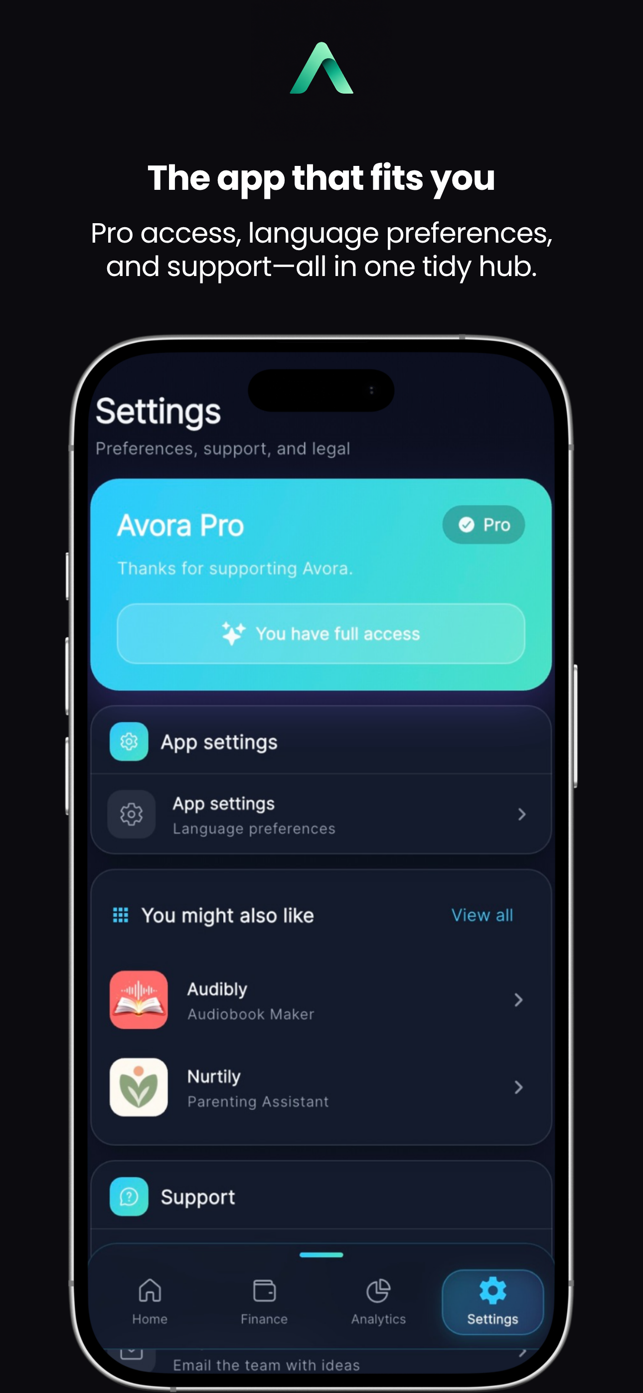 Avora: Smart Personal Finance