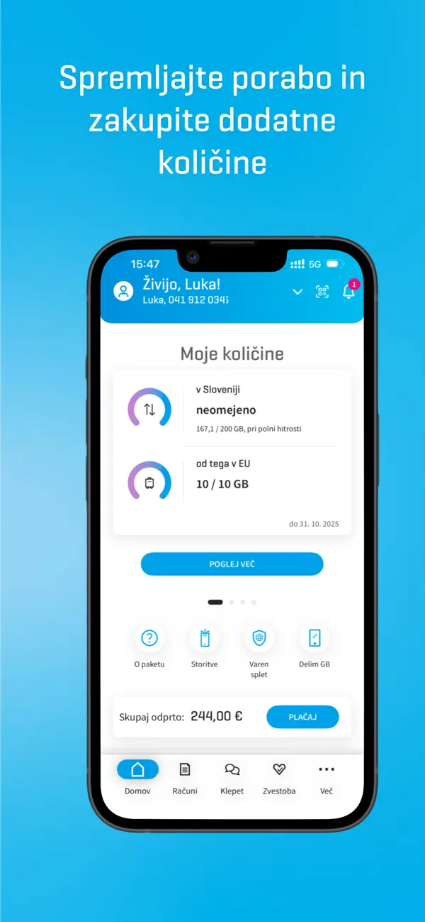 Screenshot #1 pour Moj Telekom