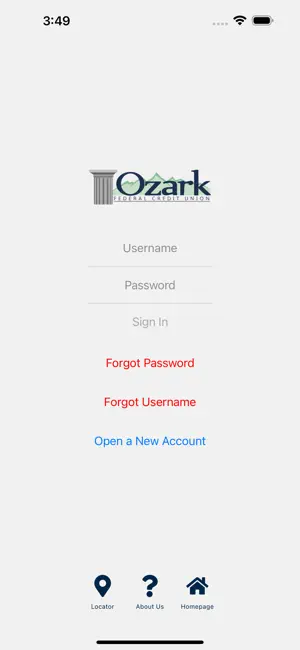Ozark Federal Credit Union screenshot 1