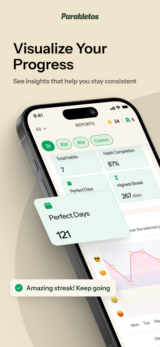 Parakletos - Habit Tracker Screenshot 3 of 6