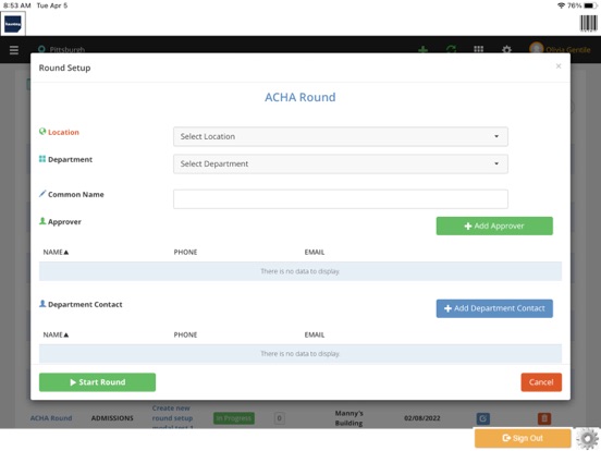 App screenshot