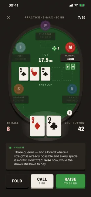 Pokerly: Poker Trainer & Odds screenshot 3