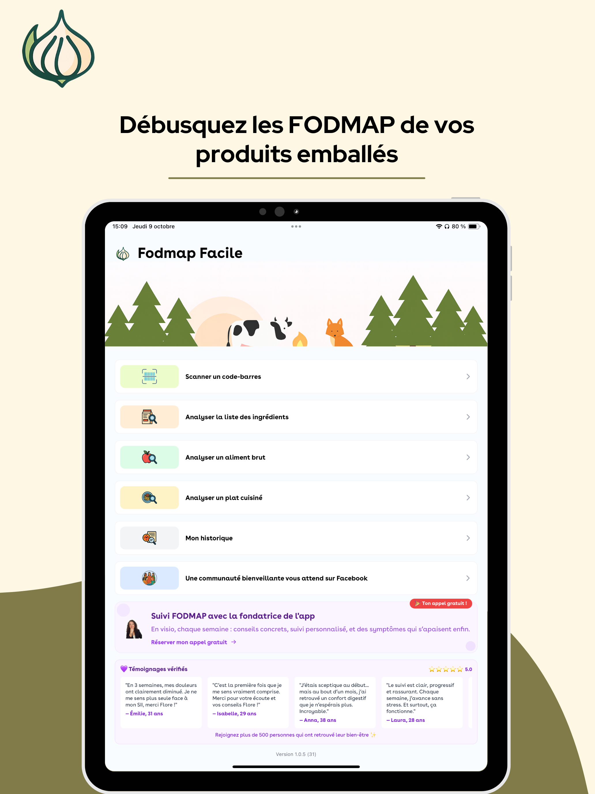 Fodmap Facile - Scan produits
