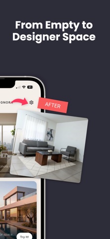 Designora - AI Interior Design Screenshot 2 of 6