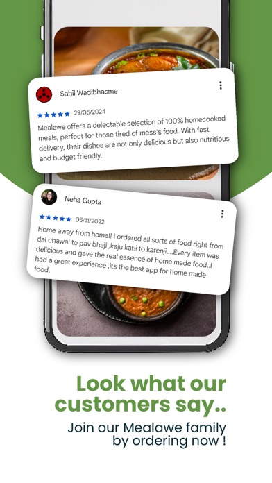 Mealawe: Homemade Food & More Screenshot