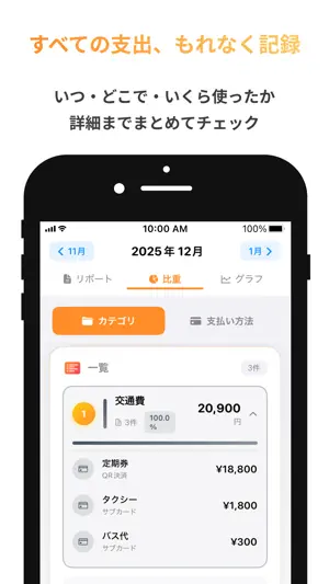 マイ支出 - シンプル支出管理アプリ screenshot 3