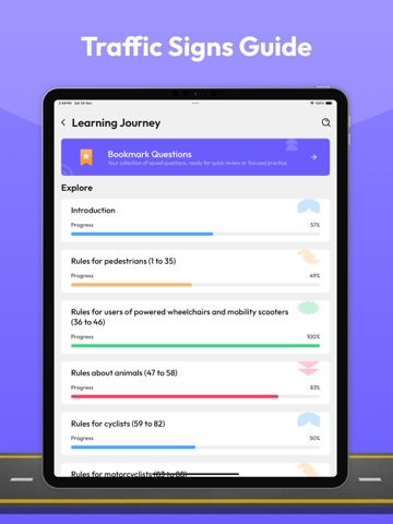 The Highway Code UK 2025 iPad screenshot