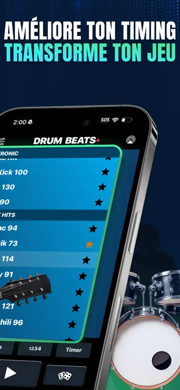 Drum Beats+ Boîte à rythmes screenshot 2 of 6