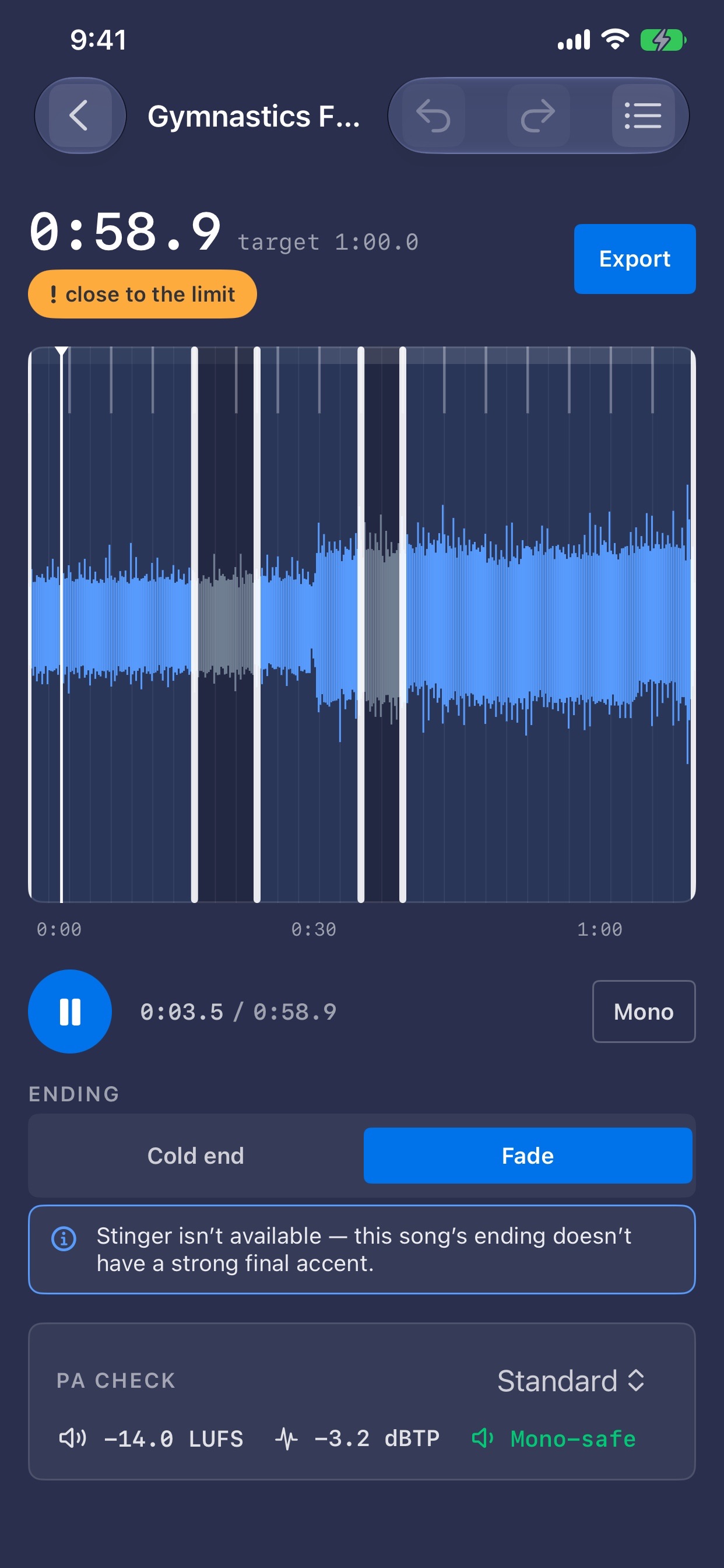 Screenshot 3 of RoutineCut: Floor Music Cut