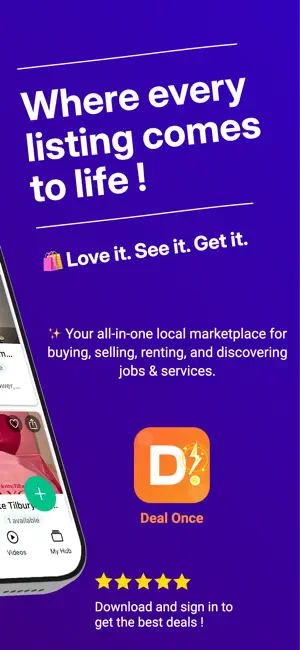 Deal Once - Buy Sell Rent Jobs screenshot 2