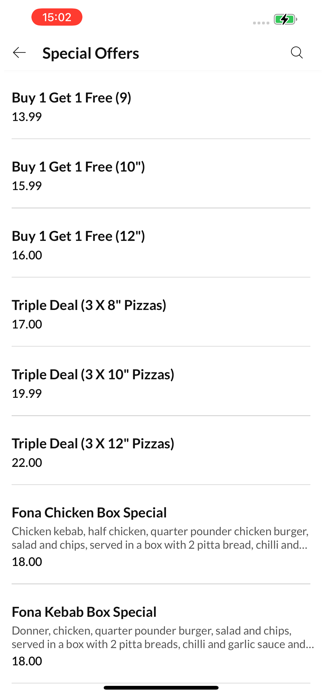 Fona Pizza. Screenshot 3 of 4