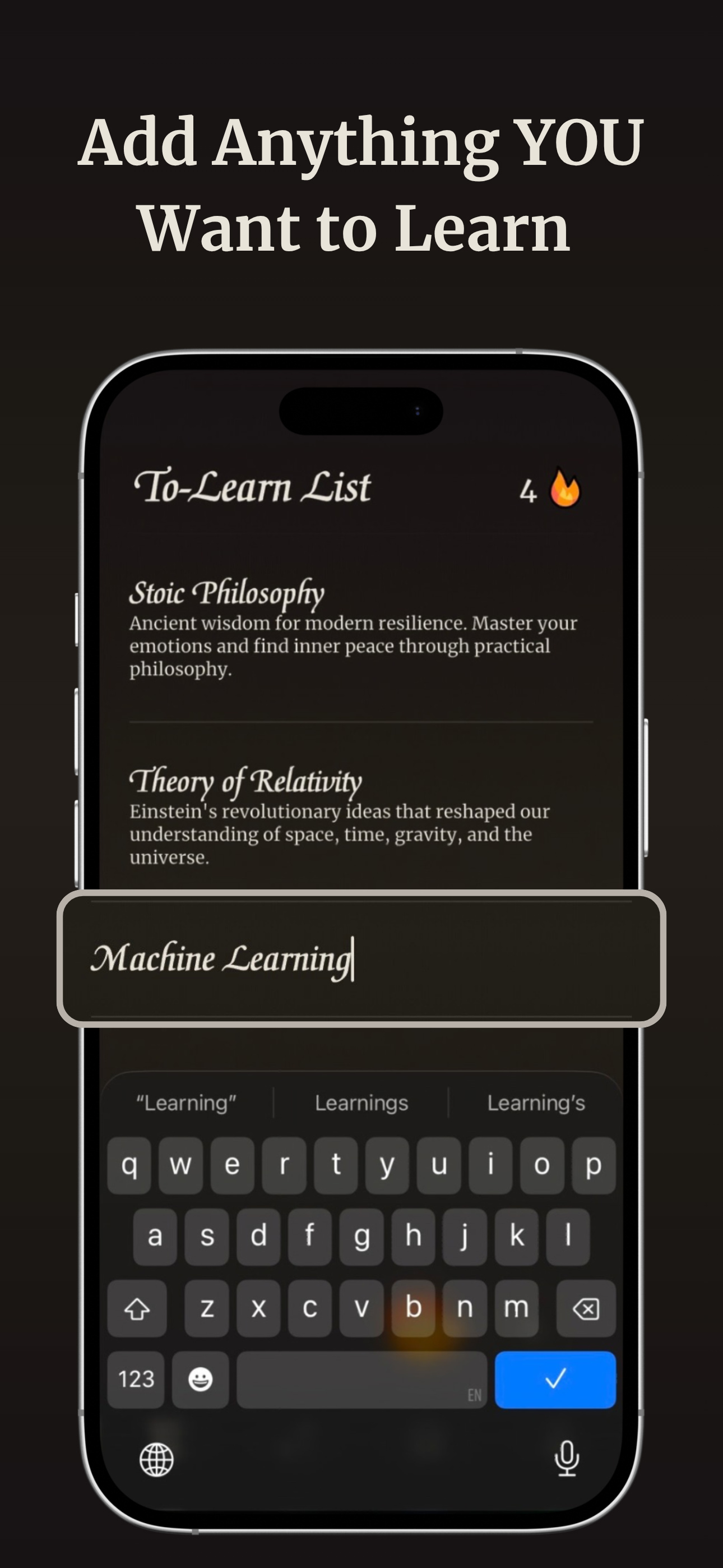 Vincify | AI To-Learn List screenshot 5