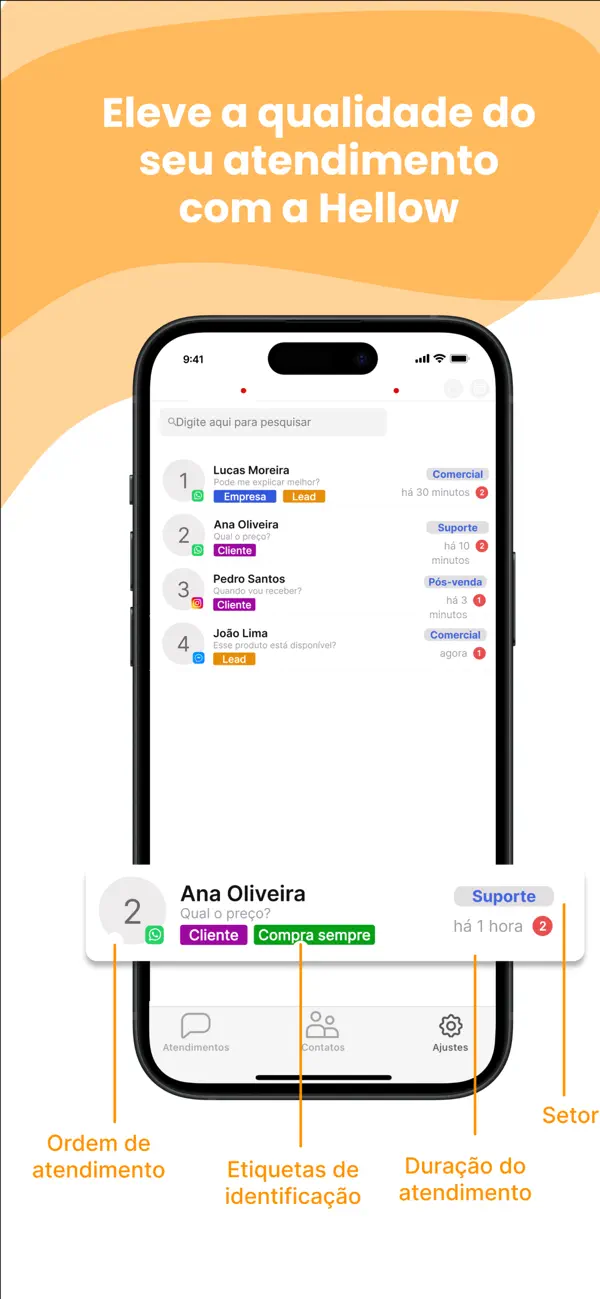 #2. Hellow.chat (iOS) Ved: Vela Marketing Digital