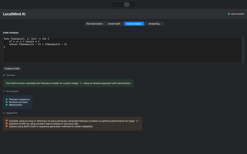 LocalMind - AI Assistant app screenshot