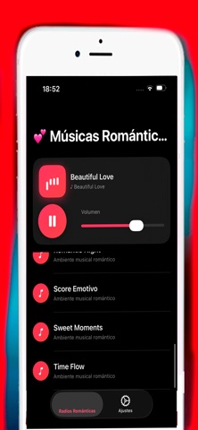 Romantic ballads iPhone screenshot