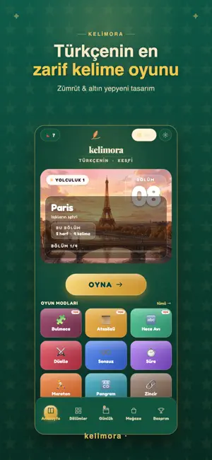 Kelimora: Turkish Word Game screenshot 1