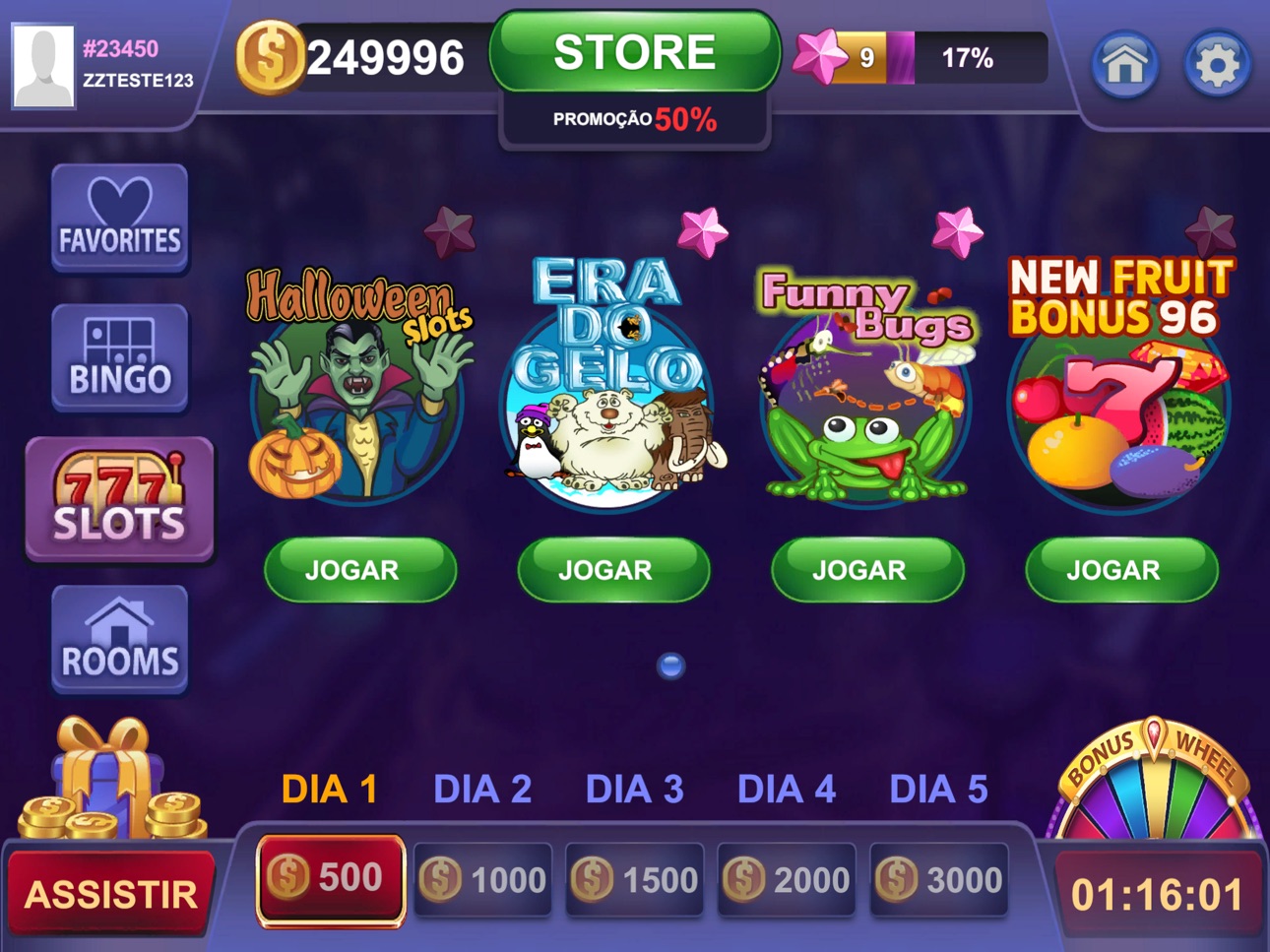 Screenshot 8 of Fantasy Caça Niquel e Bingo