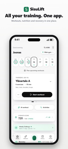 SisuLift Screenshot 1 of 8