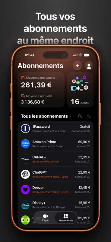 Subo - Abonnement Tracker screenshot 1 of 7