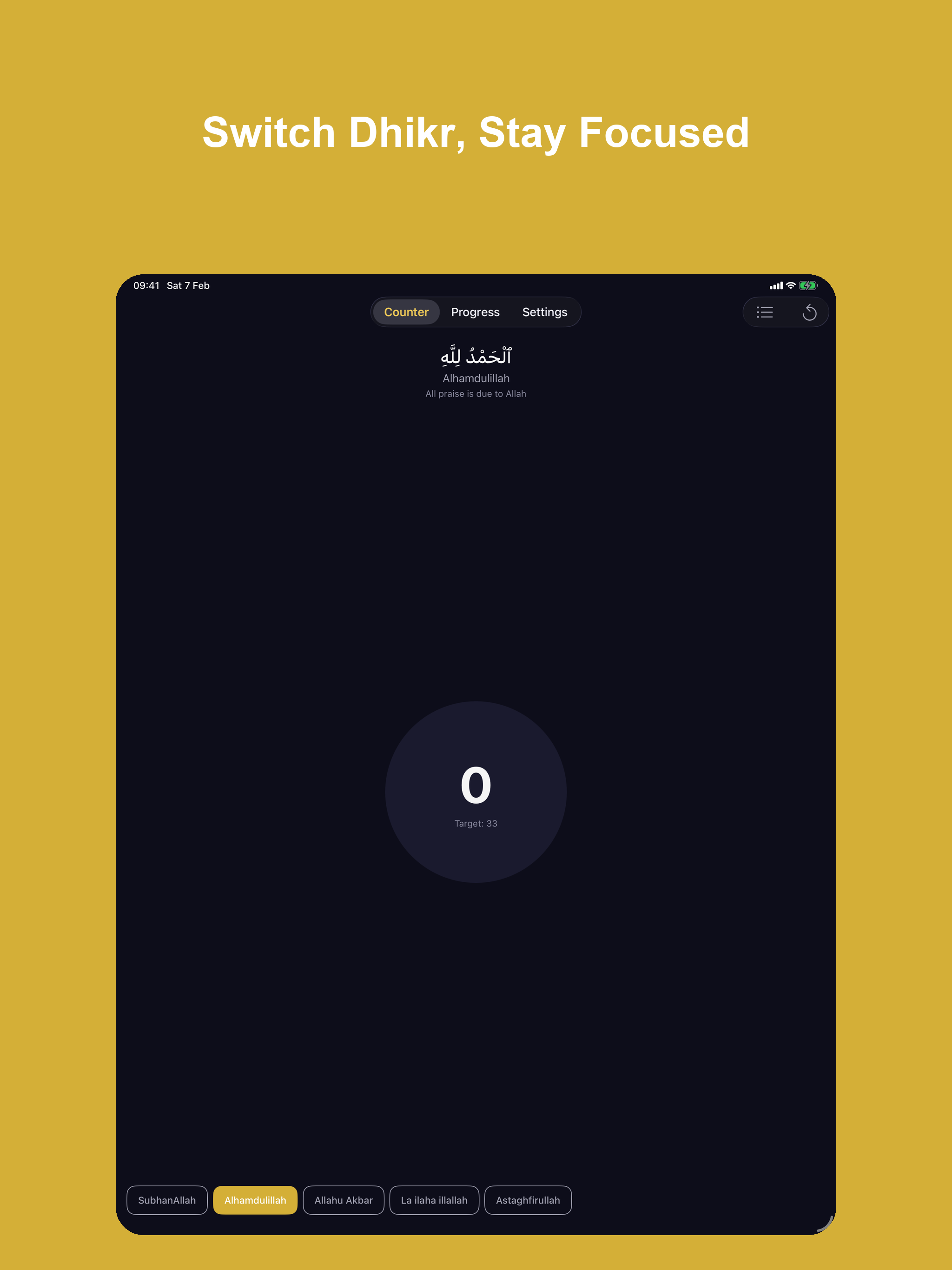 Tasbeeh / Tasbih Counter screenshot 10