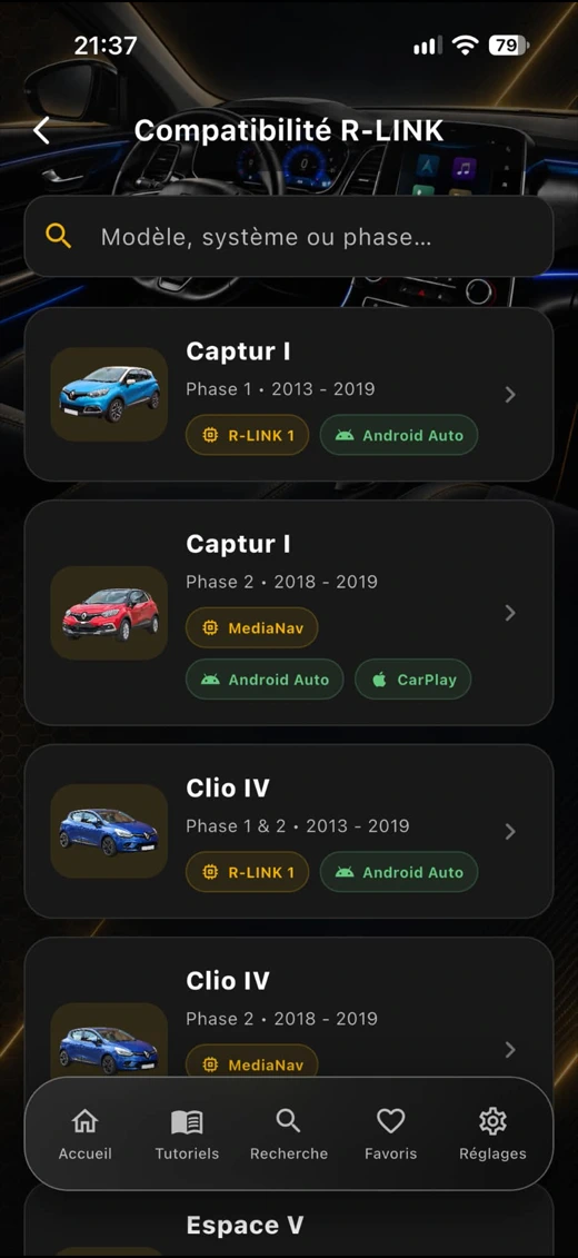 R-LINK+ : RENAULT R-LINK 2 & 1 screenshot 6