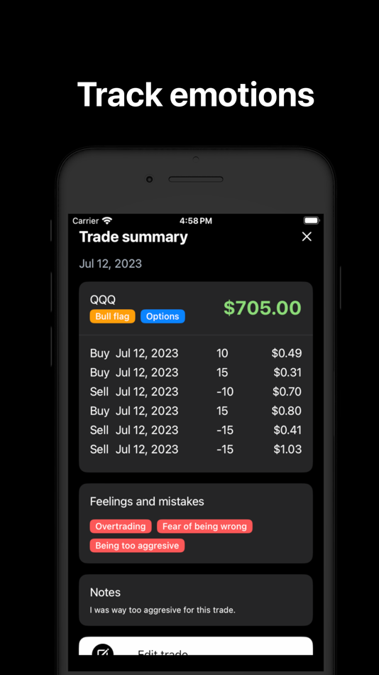 #3. SuperTrader: Trading Tracker (iOS) 由: Trade Like A Pro