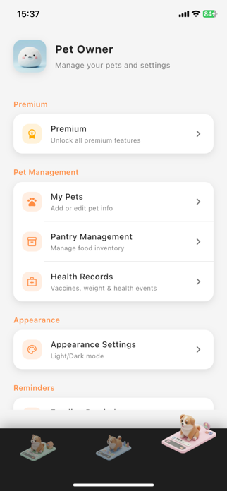 Pet Menu: Food Tracker Screenshot 5 of 5