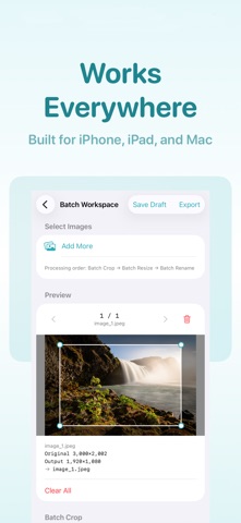 EasyImage-Batch Image Resizer iPhone screenshot