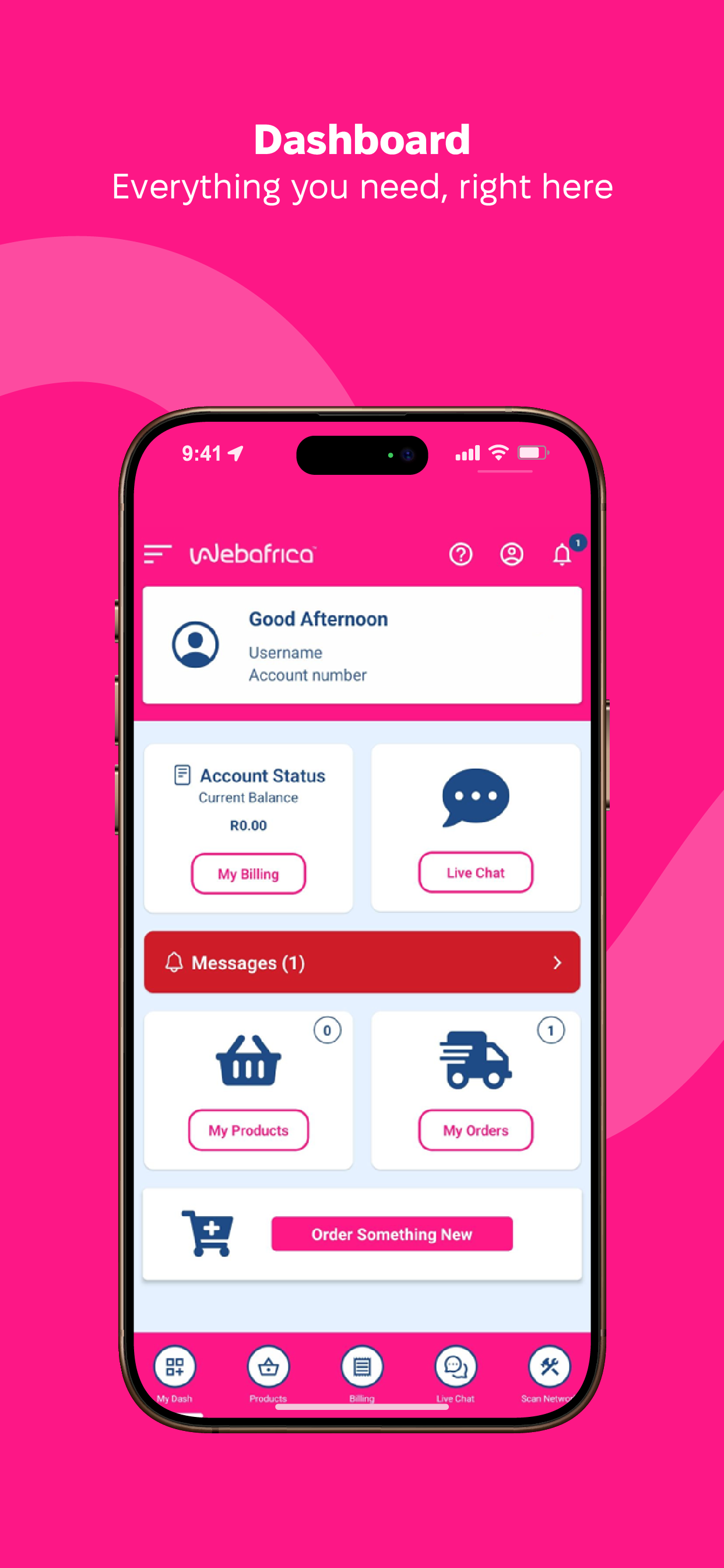 Webafrica app screenshot 2