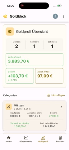 Goldblick iPhone screenshot 3