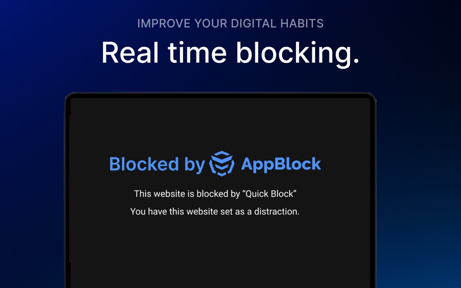 #2. AppBlock - Block Websites (macOS) Podle: MobileSoft s.r.o.