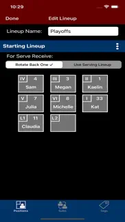 volleyball lineup tracker iphone screenshot 4