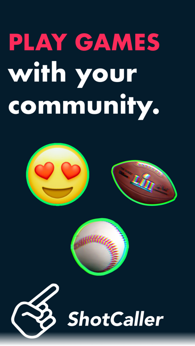 ShotCaller - Make Sports Picks Screenshot