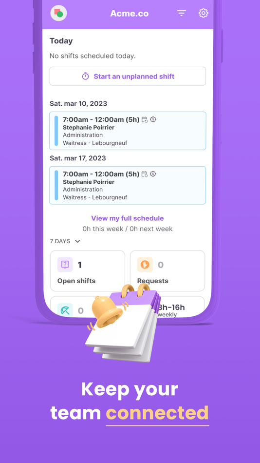 #3. Evolia - Employee Scheduling (iOS) 由: Flash Romeo Inc.