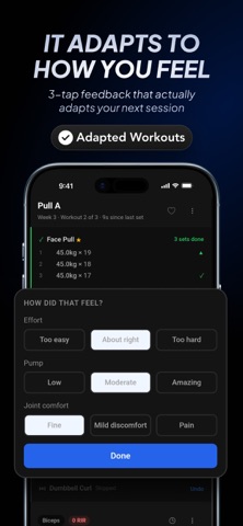 uppr — Strength & Hypertrophy Screenshot 6 of 8