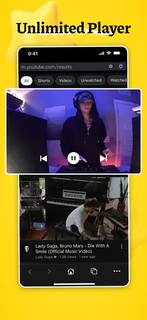 Offline: Music, Video, Browser screenshot 1