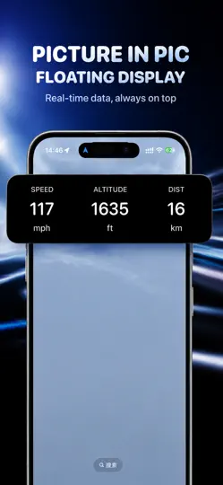 Скриншот GPS Speedometer HUD & Odometer на iPhone 6