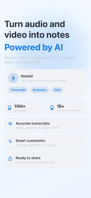 Note Taker: Audio to Text screenshot 1