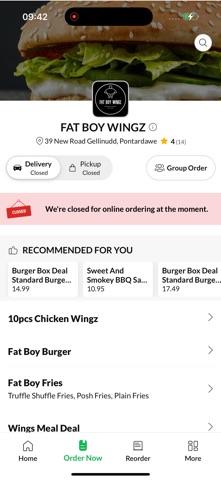 FAT BOY WINGZ screenshot