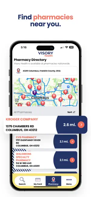 Visory Health Rx Pharmacy Card screenshot 3