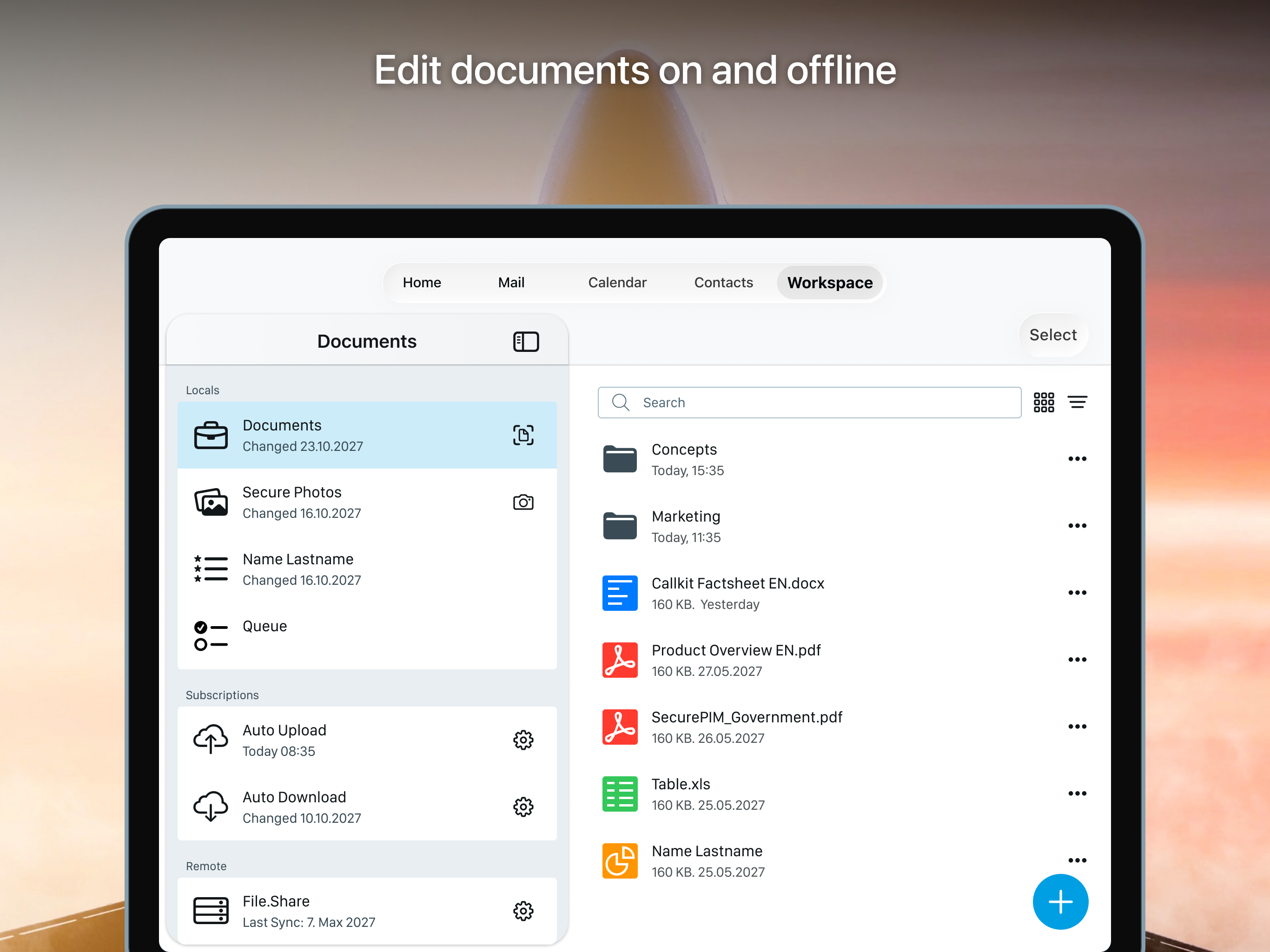 SecurePIM screenshot 17