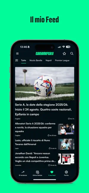 Calciomercato.com iPhone screenshot 6