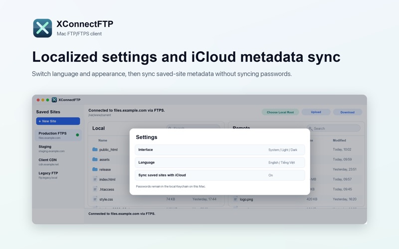 XConnectFTP screenshot 4