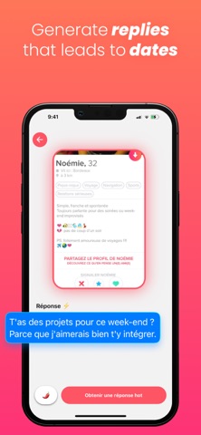 Rizz AI App: Tchatcheur Screenshot 4 of 5