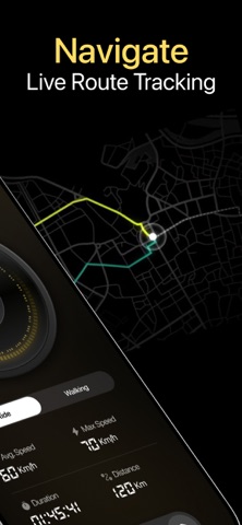 Speed Tracker: GPS Meter iPhone screenshot
